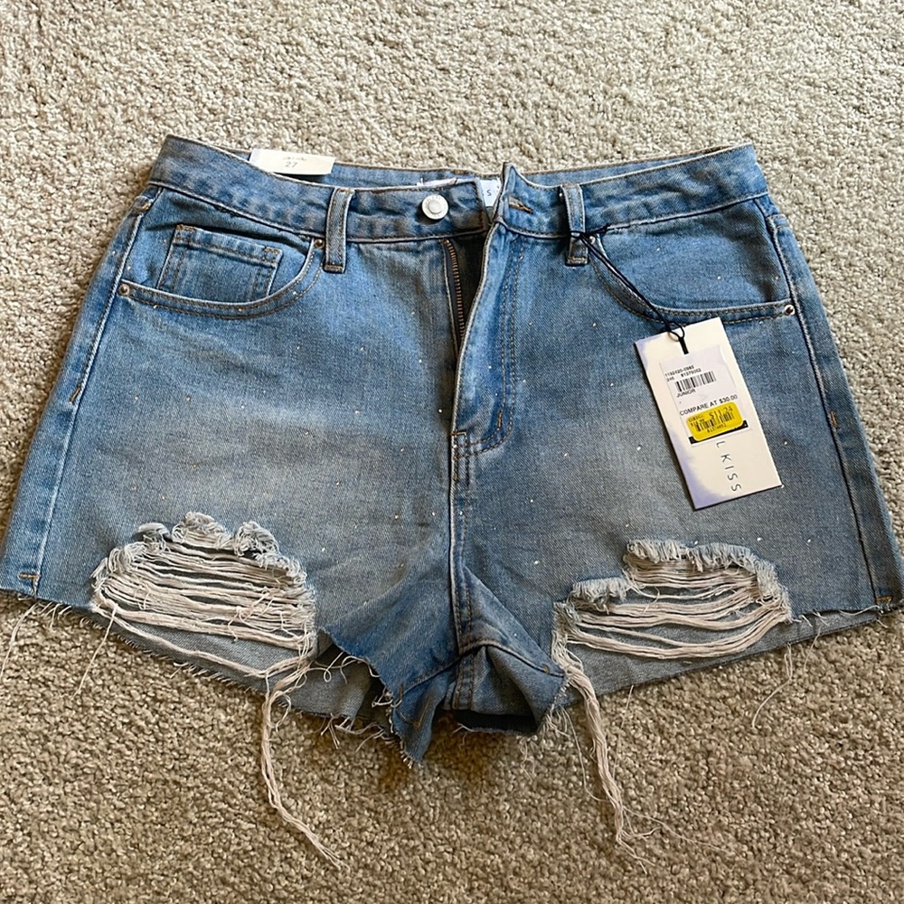 Denim shorts